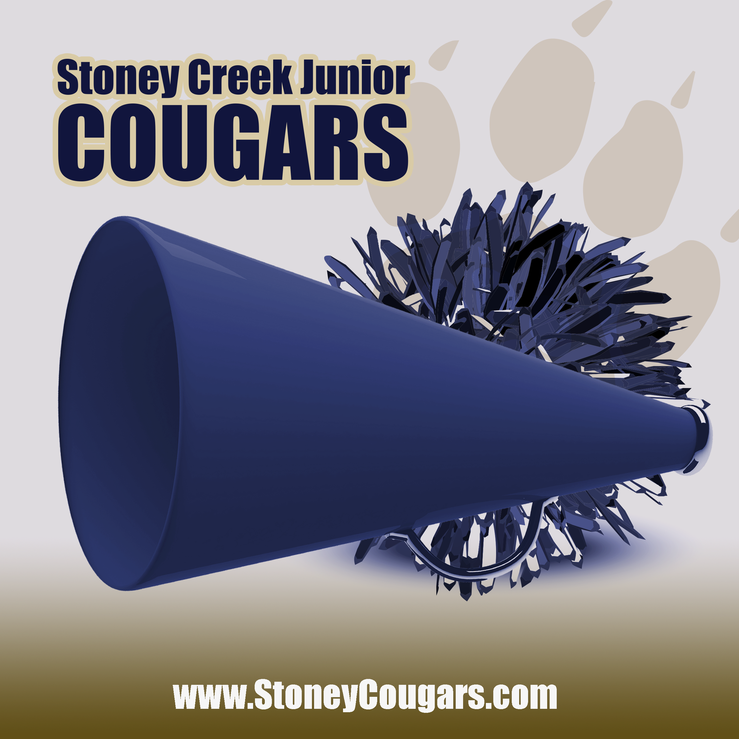 Stoney Creek Junior Cougar - Cheer Decal Stoney Creek Junior Cougar - Cheer Decal